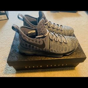 Nike KD 9 Basketball Shoes Wolf Gray
